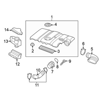 Volkswagen OE - Engine / Transaxle - Air Intake (2.5L)