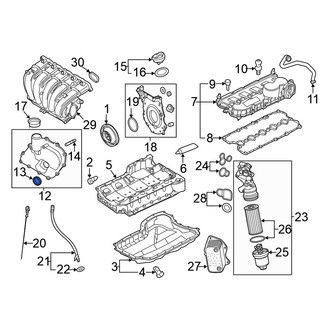 Volkswagen OE - Engine Timing Cover Gasket