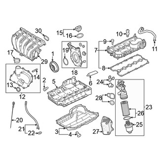 Volkswagen OE - Engine / Transaxle - Engine Parts (2.5L)