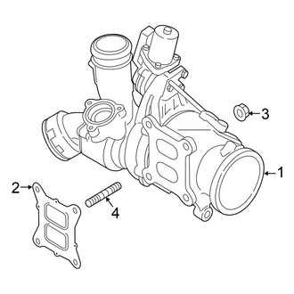 Volkswagen OE - Exhaust System - Manifold (R-Line / S / SE / SEL / SEL Premium 1.8L)