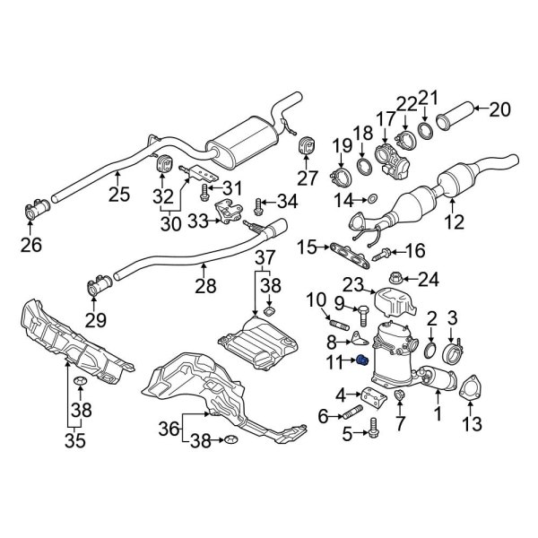 Catalytic Converter Nut