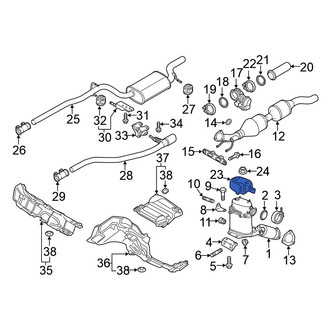 Volkswagen OE - Rear Floor Pan Heat Shield