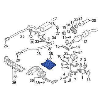 Volkswagen OE - Rear Floor Pan Heat Shield