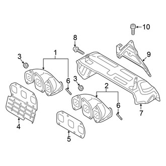 Volkswagen OE - Exhaust System - Manifold (SE / SEL Premium 3.6L)