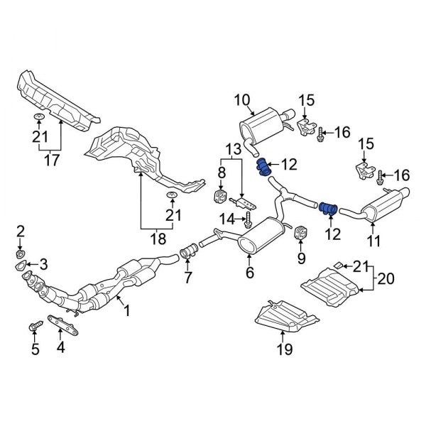 Exhaust Muffler Clamp