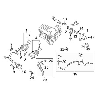 Volkswagen OE - Emission System - Emission Components (EGR Valve & Components)