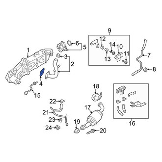 Volkswagen OE - Exhaust Gas Recirculation (EGR) Tube Gasket