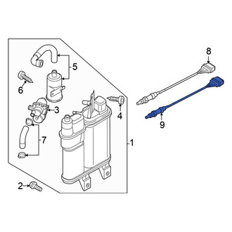 Volkswagen OE - Rear Left Oxygen Sensor