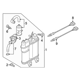 Volkswagen OE - Emission System - Emission Components (SEL Premium 3.6L)