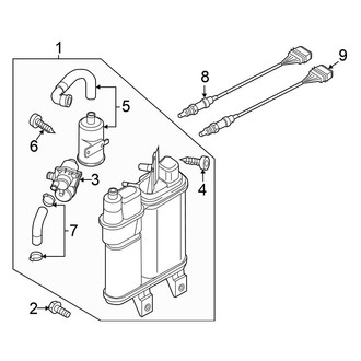 Volkswagen OE - Emission System - Emission Components (2.0L)