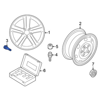 Volkswagen OE - Tire Valve Stem