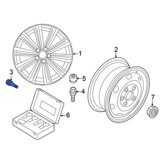Volkswagen OE - Tire Valve Stem