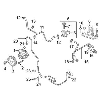 Volkswagen OE - Steering Gear & Linkage - Pump & Hoses