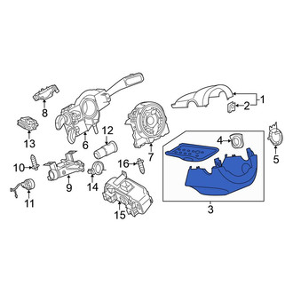 Volkswagen OE - Lower Steering Column Cover