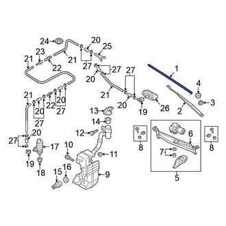 Volkswagen OE - Left Wiper Blade