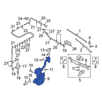 Volkswagen OE - Washer Fluid Reservoir
