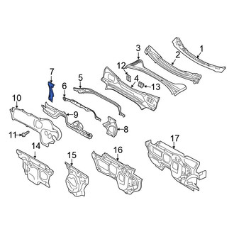 Volkswagen OE - Front Right Cowl Side Panel