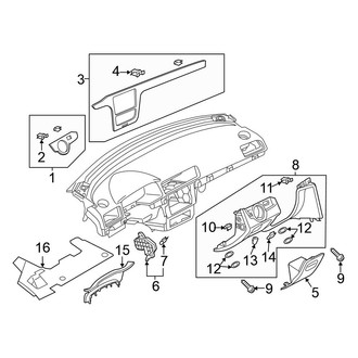 Volkswagen OE - Instrument Panel Components