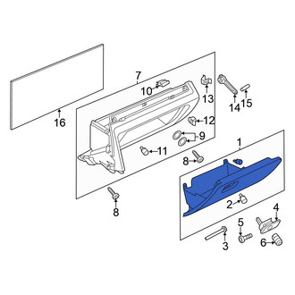 Volkswagen OE - Front Glove Box