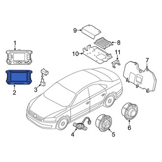 Volkswagen OE - Radio Control Unit