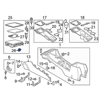 Volkswagen OE - Instrument Cluster Clip