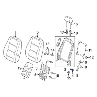 Volkswagen OE - Seat Back Frame Bolt