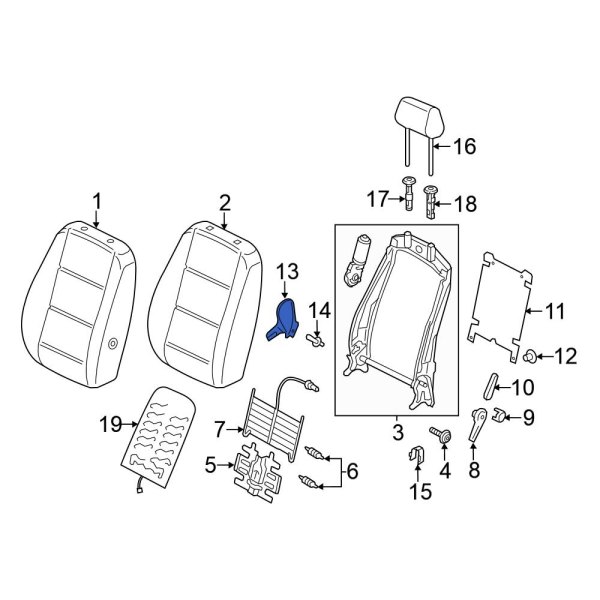 Seat Frame Trim Panel