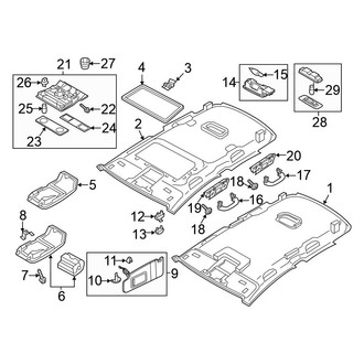 Volkswagen OE - Roof - Interior Trim
