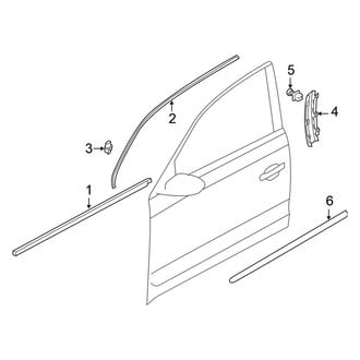 Volkswagen OE - Front Door - Exterior Trim