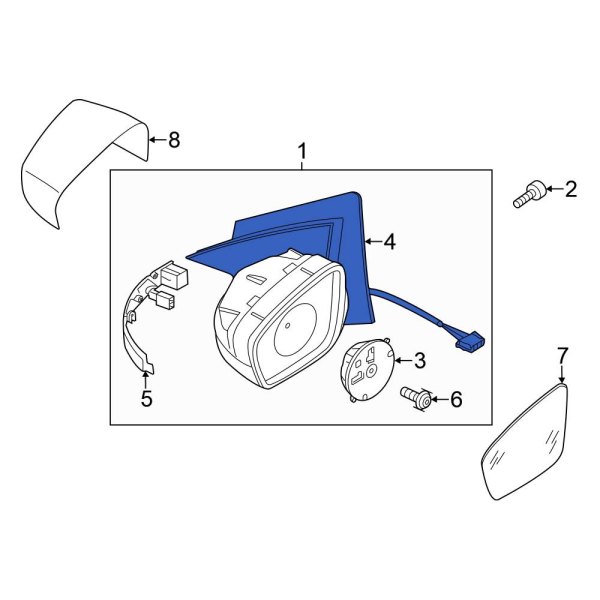 Door Mirror Insulator