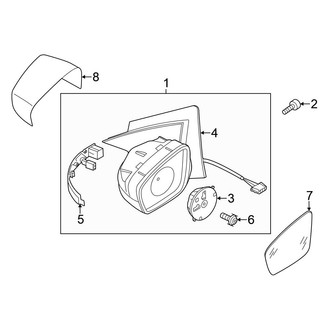 Volkswagen OE - Front Door - Outside Mirrors