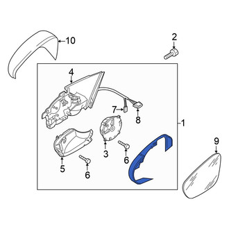 Volkswagen OE - Front Left Door Mirror
