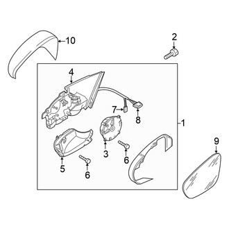 Volkswagen OE - Front Door - Outside Mirrors