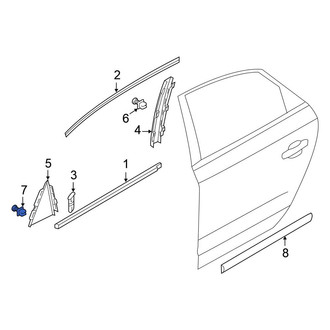 Volkswagen OE - Door Applique Clip
