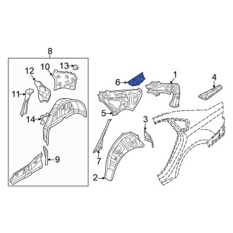 Volkswagen Passat Replacement Quarter Panels — CARiD.com