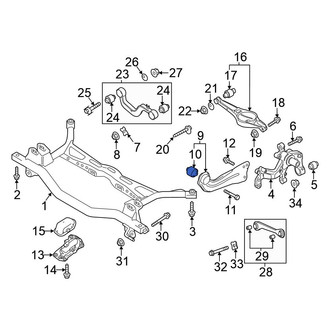Volkswagen OE - Rear Suspension Trailing Arm Bushing