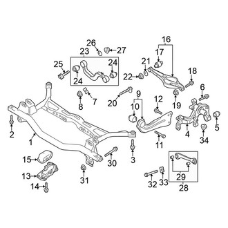 Volkswagen OE - Rear Suspension - Suspension Components