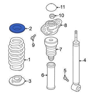 Volkswagen OE - Rear Upper Coil Spring Insulator