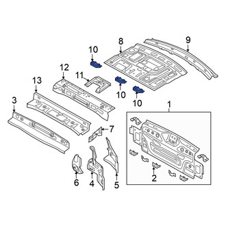 Volkswagen OE - Rear Child Restraint Anchor Plate