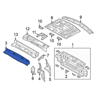 Volkswagen OE - Rear Floor Pan Crossmember