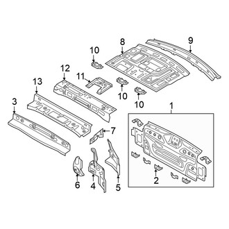 Volkswagen OE - Rear Body & Floor - Rear Body