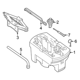 Volkswagen OE - Rear Body & Floor - Jack & Components