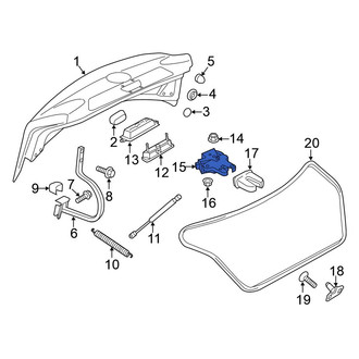 Volkswagen OE - Rear Deck Lid Latch