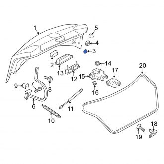 Volkswagen Passat Hood Weatherstripping Seals — CARiD.com