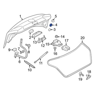 Volkswagen OE - Deck Lid Grommet
