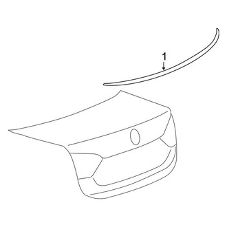 Volkswagen OE - Trunk Lid - Spoiler