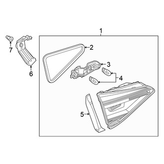 Volkswagen OE - Rear Lamps - Backup Lamps (W/O LED)