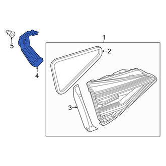 Volkswagen OE - Left Back Up Light Assembly Bracket