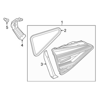 Volkswagen OE - Rear Lamps - Backup Lamps (With LED)