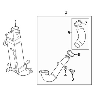 Volkswagen OE - Cooling - Intercooler (2.0L Diesel)
